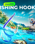 🔥New Hot Selling❤️‍🔥 Classic Sharp Double Fishing Hooks