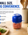 Wireless Efficient Electric Mini Food Chopper