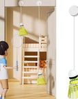 Automatic rebound badminton trainer