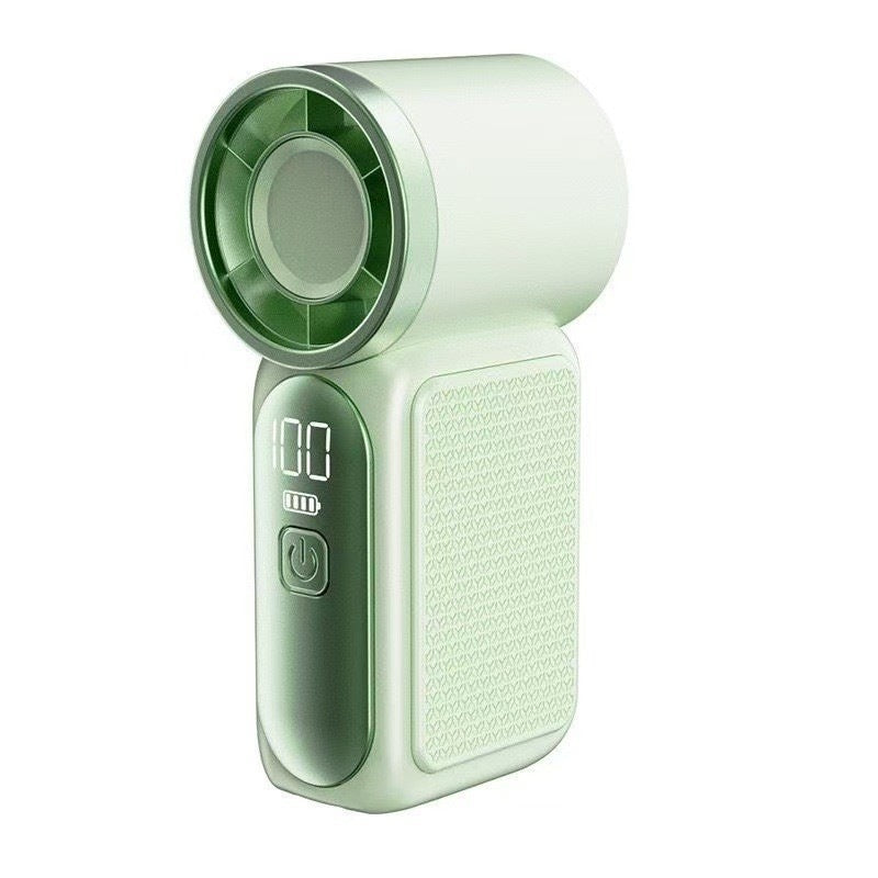 Mini Handheld Fan with LED Display –👍5-Speed Turbo Pocket size Fan.✨USB Rechargeable, High-Speed Cooling for Travel &amp; Makeup. Perfect  Gift.  Portable Refrigeration