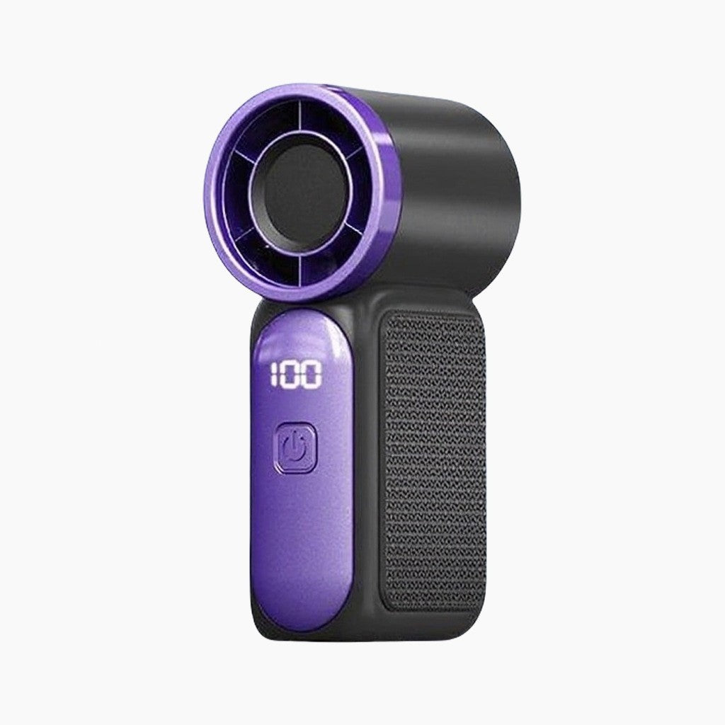Mini Handheld Fan with LED Display –👍5-Speed Turbo Pocket size Fan.✨USB Rechargeable, High-Speed Cooling for Travel &amp; Makeup. Perfect  Gift.  Portable Refrigeration