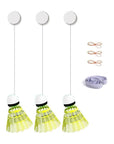 Automatic rebound badminton trainer