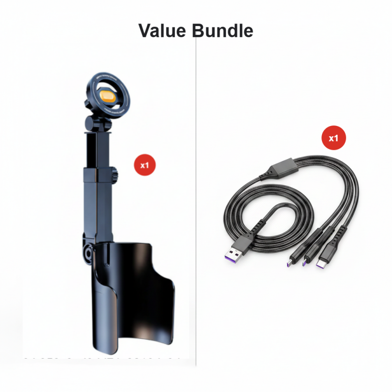 Car Cup Holder Phone Mount – 360° Adjustable, Strong N52 Magnet, One-Hand Operation, Fits All Phones, Stable Magnetic &amp; Clamp Models for Safe Driving