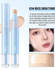 🥳LAST DAY BUY 1  GET 1 FREE!!🥳Dual Concealer Pen – Covers dark circles & spots, 24hr hydration. Lightweight, no caking. Soft finish. ✨🌸