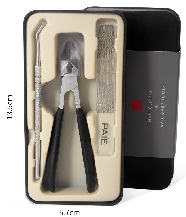 💅 50% OFF NOW! ✨ Anti-Splash 25° Slant Edge Nail Clipper 3-Piece Set – Precise Cut, Comfortable Grip &amp; Safe Splash Guard ✂️