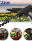Easy Gardening Auger Spiral Drill Bit🌱