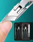 💅 50% OFF NOW! ✨ Anti-Splash 25° Slant Edge Nail Clipper 3-Piece Set – Precise Cut, Comfortable Grip & Safe Splash Guard ✂️