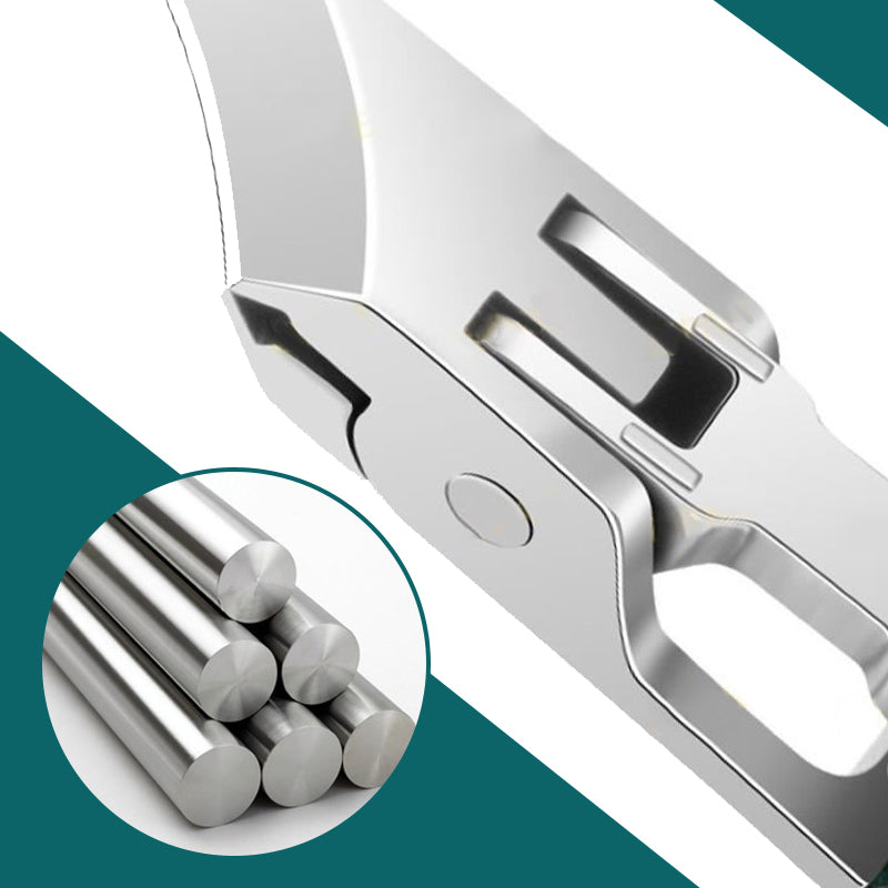 💅 50% OFF NOW! ✨ Anti-Splash 25° Slant Edge Nail Clipper 3-Piece Set – Precise Cut, Comfortable Grip &amp; Safe Splash Guard ✂️