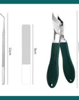 💅 50% OFF NOW! ✨ Anti-Splash 25° Slant Edge Nail Clipper 3-Piece Set – Precise Cut, Comfortable Grip & Safe Splash Guard ✂️