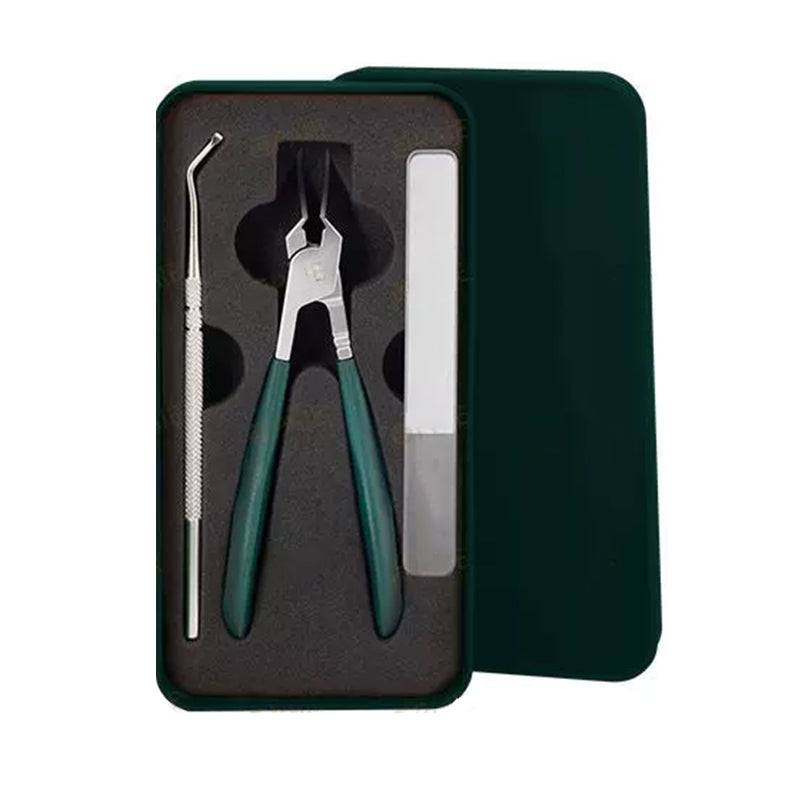 💅 50% OFF NOW! ✨ Anti-Splash 25° Slant Edge Nail Clipper 3-Piece Set – Precise Cut, Comfortable Grip &amp; Safe Splash Guard ✂️