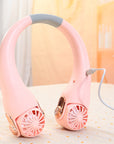 🥳2026 HOT SALE🥳💞50K+ SOLD!🍃💨 50% OFF! Neck Air Conditioner Fan – Ultra‑quiet, 360° rotating, 3 speeds. Hands‑free cooling, long battery. Summer essential! 😎🌬️