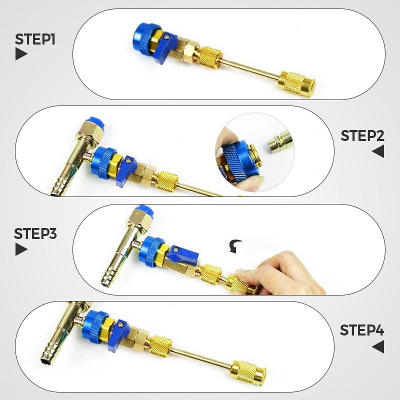 🔥HOT SALE 49% OFF - ✨Professional AC Valve Core Remover &amp; Installer Kit