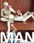 Modern Reading Woman Statue