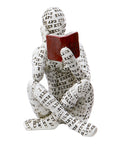 Modern Reading Woman Statue