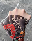 🔥Thrilling Experience Without Harm🔥Stretchy Tattoo-Print Leg Sleeve
