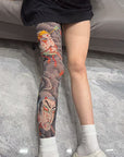 🔥Thrilling Experience Without Harm🔥Stretchy Tattoo-Print Leg Sleeve