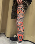 🔥Thrilling Experience Without Harm🔥Stretchy Tattoo-Print Leg Sleeve