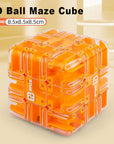 Fun 3D Maze Rolling Cube Puzzle