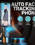 Auto Face Tracking Phone Holder with Gesture Control