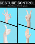 Auto Face Tracking Phone Holder with Gesture Control