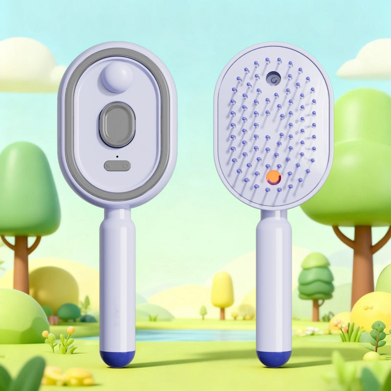 💧 Electric Spray &amp; Massage Hairbrush – soothing scalp massage, fine mist spray &amp; smooth hair care, detangling, nourishment &amp; relaxation ✨