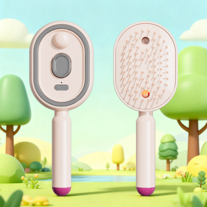 💧 Electric Spray &amp; Massage Hairbrush – soothing scalp massage, fine mist spray &amp; smooth hair care, detangling, nourishment &amp; relaxation ✨