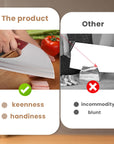 🥳2026 HOT SALE🥳💞50K+ SOLD!✨🥬 50% OFF! Ergonomic Kitchen Knife – Forward grip design, non-slip handle. Perfect for arthritis or weak wrists.  🍅🔪