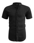 ✨New Arrival👕Men's Summer Stand Collar Short Sleeve Shirt