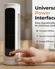 Portable USB Tower Fan with 3 Speeds