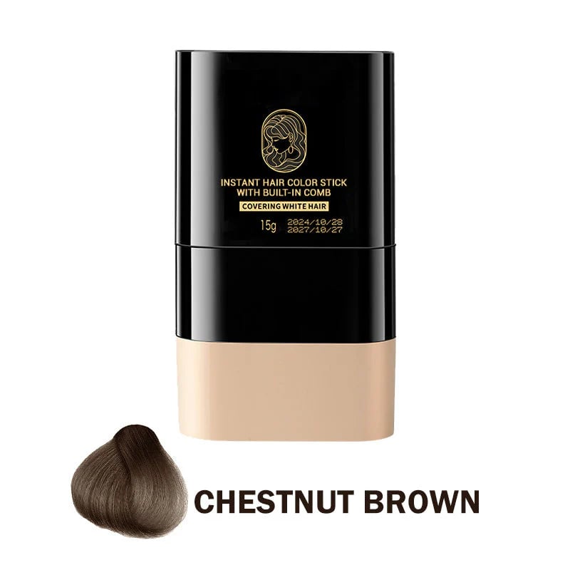 💇‍♀️ 50% OFF NOW!🌸 Instant Hair Color Stick – Built-In Comb &amp; Gray Coverage – Sweat-Resistant &amp; Mess-Free – Temporary Root Touch-Up 💄