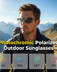 Outdoor Photochromic Polarized Sunglasses