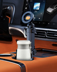 Car Cup Holder Phone Mount – 360° Adjustable, Strong N52 Magnet, One-Hand Operation, Fits All Phones, Stable Magnetic & Clamp Models for Safe Driving