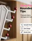 Multi-Functional V-Shaped Double Sided Hanger Storage Rack