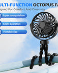 Mini Handheld Multi-Function Octopus Fan