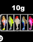 5-Piece T-Tail Soft Lure Set with Box