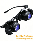 🔬 50% OFF NOW!🔍 Precision LED Magnifier Glasses – Interchangeable Lenses & Hands-Free – Tech Essential 🛠️
