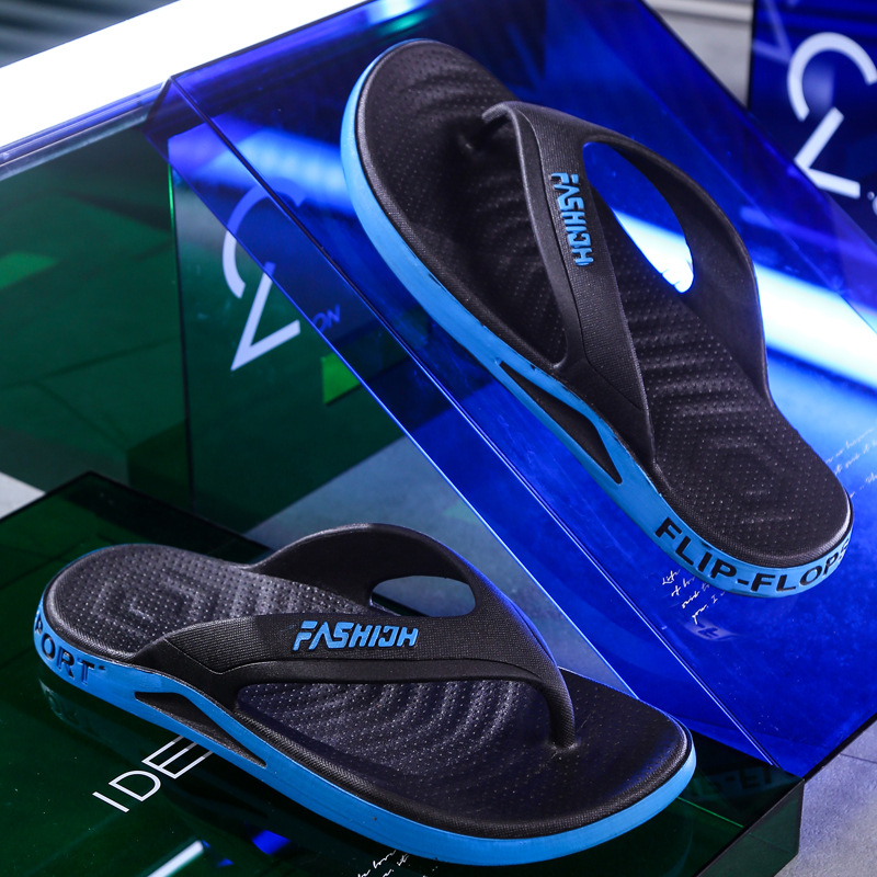 👣Ultra-Soft Sole Sporty Flip Flops for Men，Ultra-Soft SolePerfect For Beach, Gym &amp; Daily Wear!