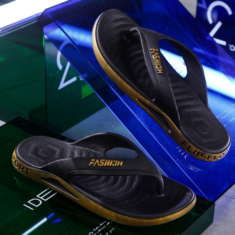 👣Ultra-Soft Sole Sporty Flip Flops for Men，Ultra-Soft SolePerfect For Beach, Gym &amp; Daily Wear!