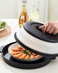 📢📢50% OFF !! ⏰Collapsible Microwave Cover with Base Mat