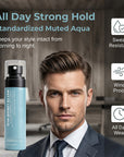 Men's Quick-Dry Matte Styling Mud Spray