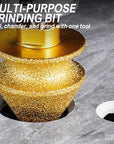 ⚙️ LIMITED-TIME 50% OFF! ✨ Diamond Chamfering Bit for Grinder – Multi-Function, Brazed Diamond, Universal Fit 💎