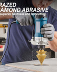 ⚙️ LIMITED-TIME 50% OFF! ✨ Diamond Chamfering Bit for Grinder – Multi-Function, Brazed Diamond, Universal Fit 💎