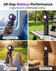 199-Speed Digital Display HandheldCooling Fan
