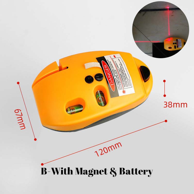 🥳2026 HOT SALE🥳💞50K+ SOLD!🔨🌟 50% OFF! 90° Infrared Level – Bright laser, right angle precision. Perfect for tiling, framing &amp; hanging art. Level up your DIY game! 🖼️✨