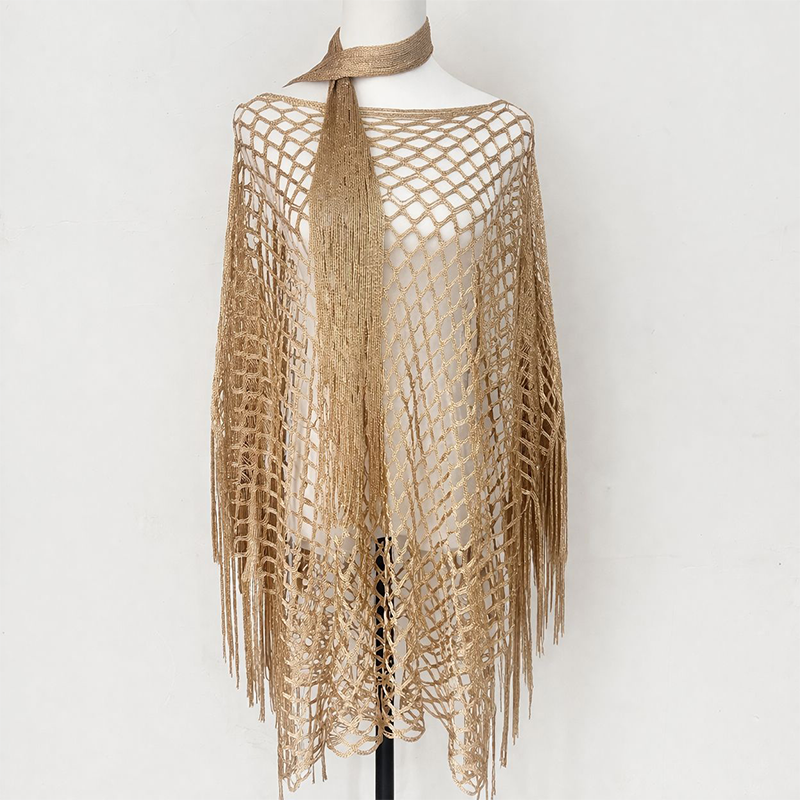 💐Summer Metallic Crochet Cover-Up – Lightweight, Flowy &amp; Effortlessly Stylish summer outfit