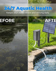 Solar Pond Aerator with Air Pump