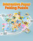 Educational Paper Folding Puzzle Game for Kids