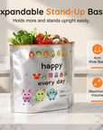 Reusable Aluminum Foil Sealable Storage Bags (10-Pieces)