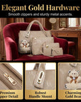 🎁Hot Sale 50% OFF⏳Women's Versatile 4-Piece Handbag Set