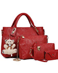 🎁Hot Sale 50% OFF⏳Women's Versatile 4-Piece Handbag Set